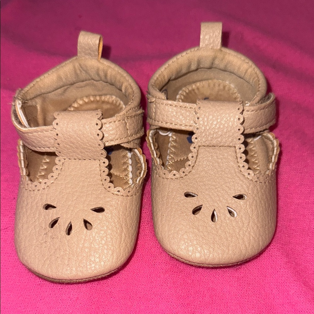 Lucky Brand Tan Baby Walker Shoes